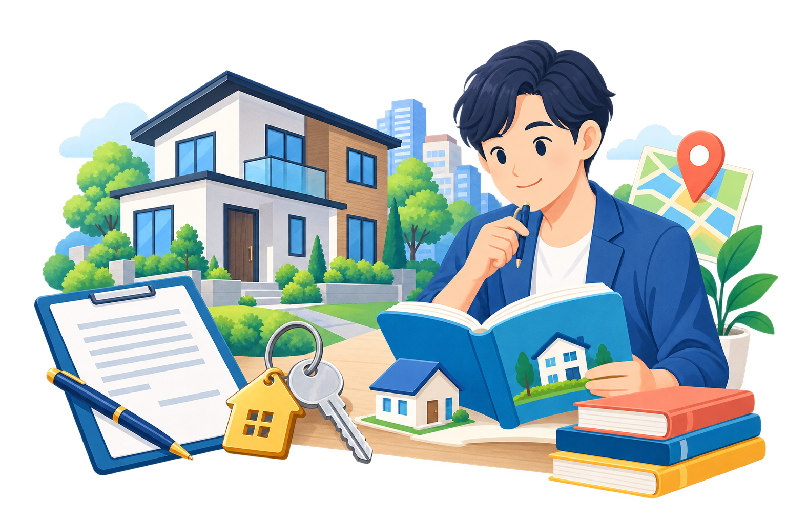 宅建士を学ぶイメージ